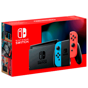 Nintendo Switch Azul Neon Rojo Neon