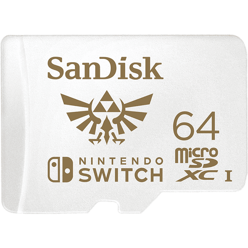 Memoria Sandisk 64GB microSDXC Zelda -Licencia oficial-