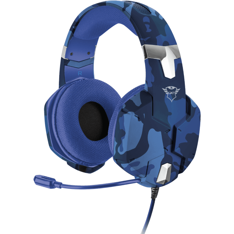 Trust GXT322B Carus Camo Azul PC - PS5 - PS4 - XBOX - Switch - Auriculares Gaming