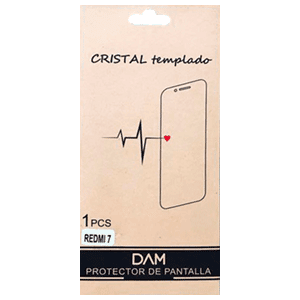Cristal templado DAM para Xiaomi Redmi 7