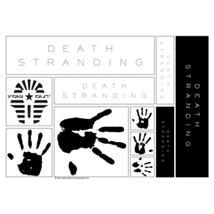 Sticker Death Stranding: Logo and Hands