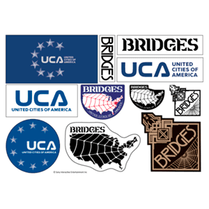 Sticker Death Stranding: World Brands