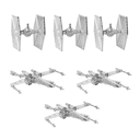 Adorno para árbol de Navidad Star Wars Plateado