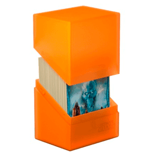 Caja Archivador Ultimated Guard Boulder&trade Deck Case 80+ Estándar Naranja Mate