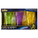 Set de Vasos Marvel: Hulk, Thor y Groot