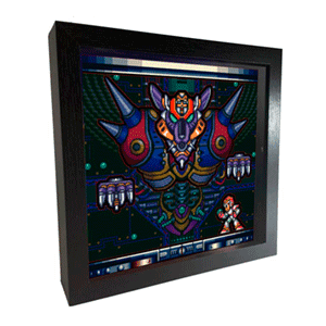 Pixel Frames Mega Man Boss Fight S