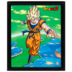 Cuadro 3D Dragon Ball: Goku Super Saiyan