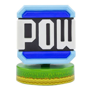 Lámpara Super Mario: Pow Block