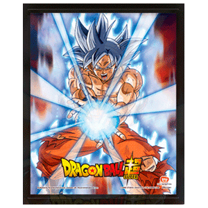 Cuadro 3D Dragon Ball Super: Ultra Instinct Kamehameha