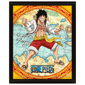 Cuadro 3D One Piece 4 Gear Flip
