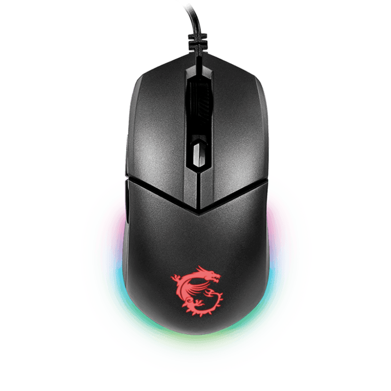 MSI Clutch GM11 5000 DPI RGB Negro- Raton Gaming