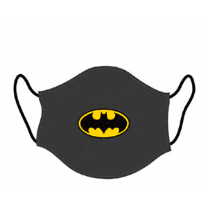 Mascarilla Batman Gris Grande