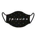 Mascarilla Friends Negro Grande