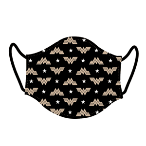 Mascarilla Wonder Woman Negro Grande