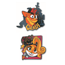 Set de Pins Crash Bandicoot Pin Kings 1.1