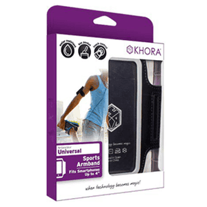 Brazalete Deportivo Negro smartphones S-M Khora - Reacondicionado