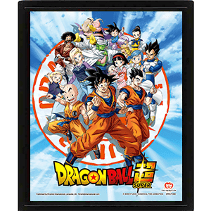 Cuadro 3D Dragon Ball Super: Goku and the Z Fighters