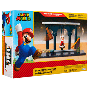 Playset Nintendo: Castillo De Lava