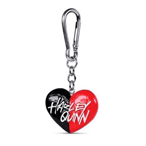Llavero de Poliresina DC: Harley Quinn Heart