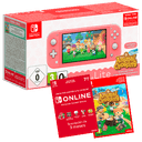 Nintendo Switch Lite Coral + Animal Crossing + 3 Meses Nintendo Online