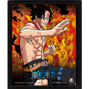 Cuadro 3D One Piece: Brothers Burning Rage
