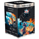 Puzzle The Witcher: Pelea con Grifo 1.000 piezas