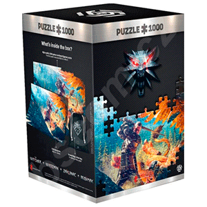 Puzzle The Witcher: Pelea con Grifo 1.000 piezas