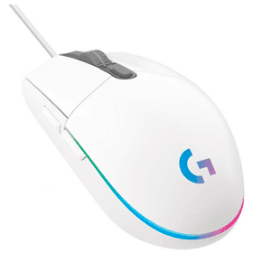 Logitech G203 LIGHTSYNC 2nd Gen Blanco RGB 8000 DPI - Raton Gaming - Reacondicionado