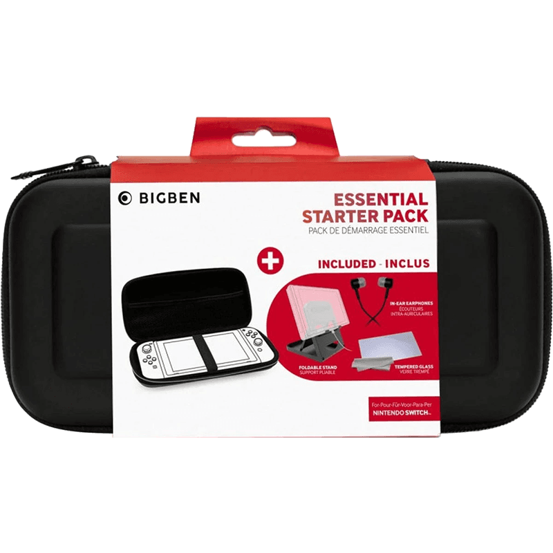 Starter Pack Switch Funda + Protector Pantalla + Auriculares y Soporte