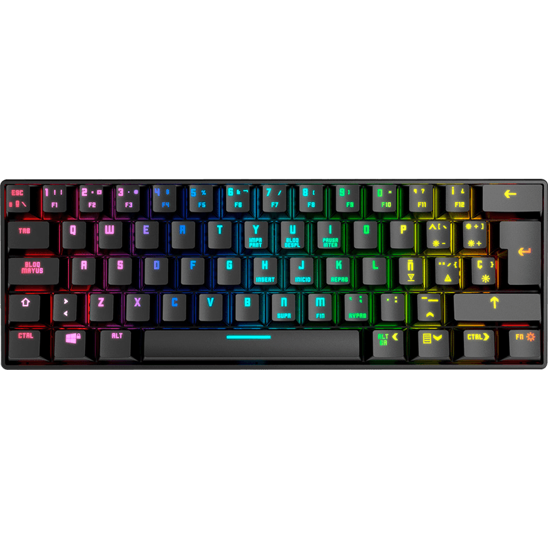 Krom Kluster RGB 60% Mecanico Bluetooth Spanish Layout - Teclado Gaming