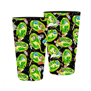 Vaso XXL Rick y Morty: Portales 400ml