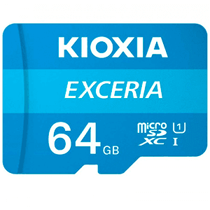 Kioxia MicroSD Exceria G3 64GB Clase 10, 160 MB/s Tarjeta Memoria
