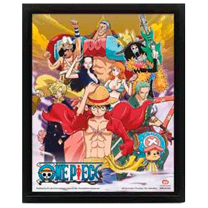 Cuadro 3D One Piece: Victory at Sunset
