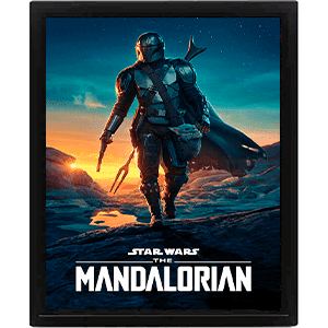 Cuadro 3D Star Wars The Mandalorian: Nightfall