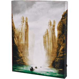 Lienzo con Iluminación 30x40cm El Señor de los Anillos: Argonath