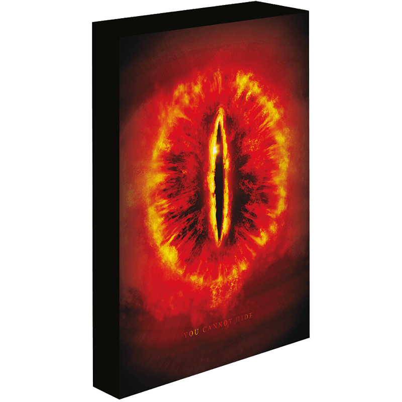 Lienzo con Iluminación 30x40cm El Señor de los Anillos: Ojo de Sauron
