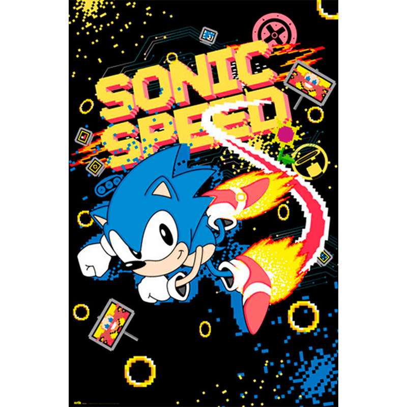 Poster Sonic Speed