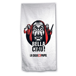 Toalla La Casa de Papel: Bella Ciao!