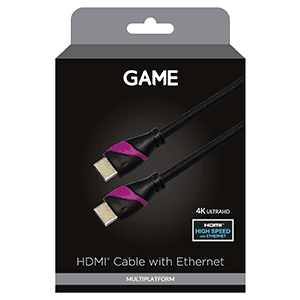 GAME GM607 Cable HDMI 2.0 con Ethernet PS5-PS4-XSX-XONE-NSW-PC