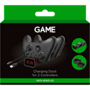 GAME GM911 Base de recarga doble para 2 Mandos + 2 Baterías