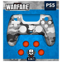 Indeca Warfare 2021 Kit Accesorios Mando PS5 - Pack Perifericos