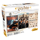 Set de 3 Puzzles Harry Potter 500piezas