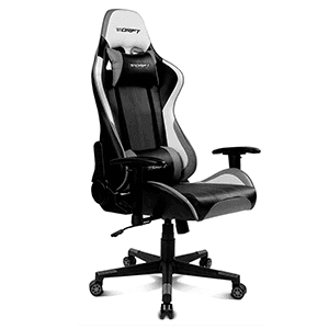 DRIFT DR175 Negro Gris Blanco - Silla Gaming