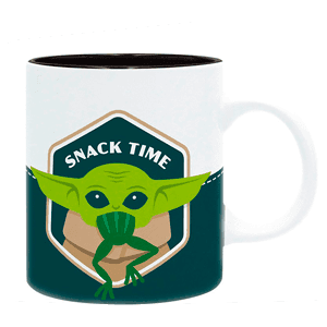 Taza 320 ml Baby Yoda Comiendo Rana