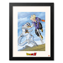 Lienzo 30x40 cm Dragon Ball Z: Trunk vs Freezer