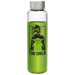 Botella de Cristal con Funda de Silicona 585 ml The Mandalorian