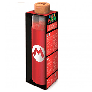 Botella Cristal Super Mario con Funda de Silicona 585ml