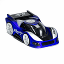 Coche RC Trepamuros: Azul Metálico