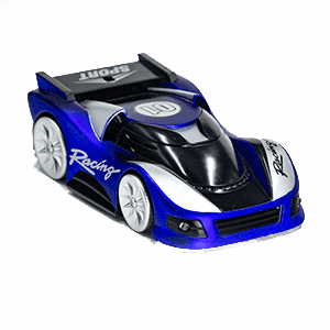 Coche RC Trepamuros: Azul Metálico