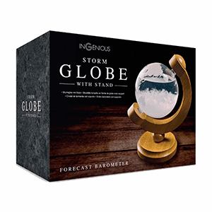 Barómetro Globo Decorativo con Soporte